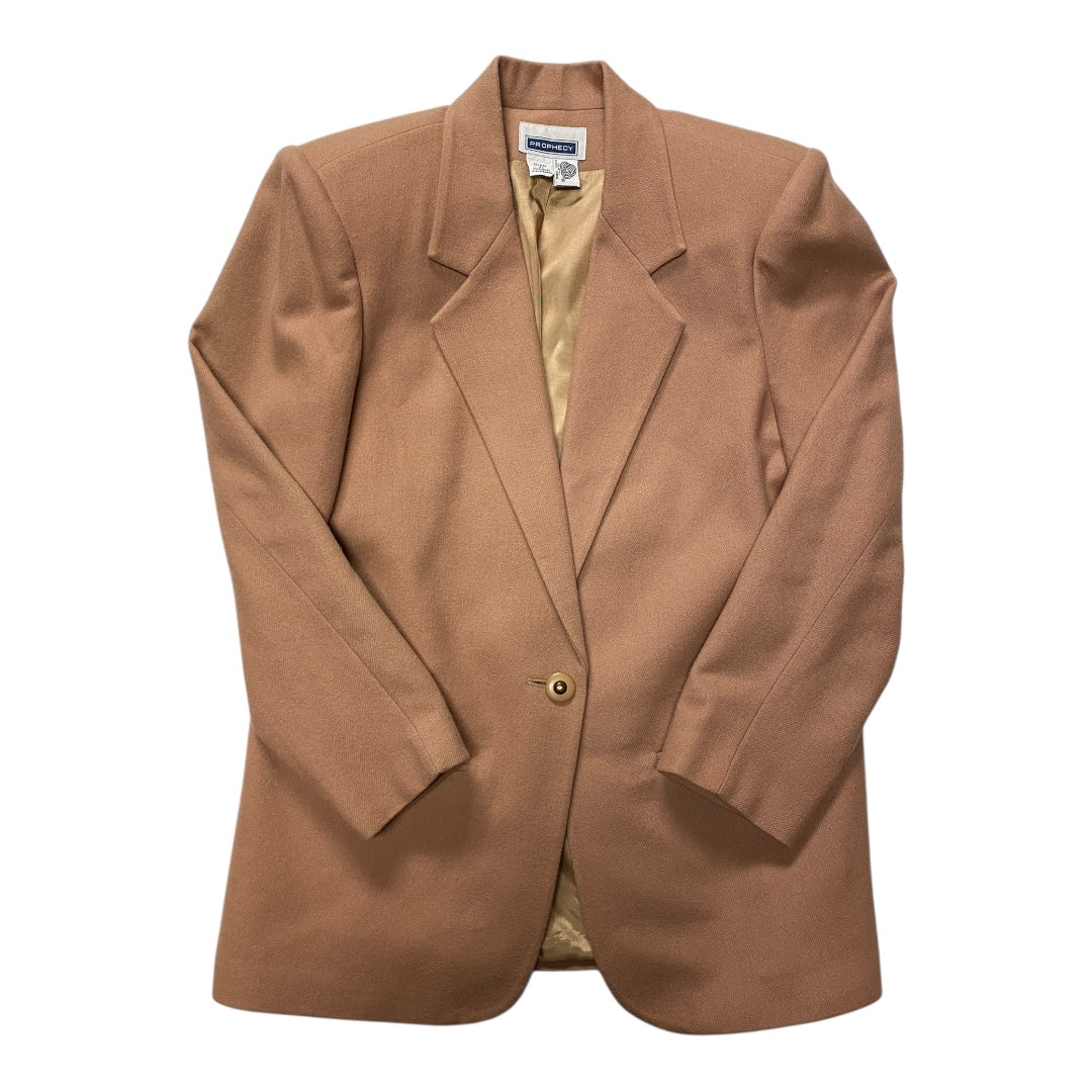Blazer By PROCHECY In Tan, Size:10