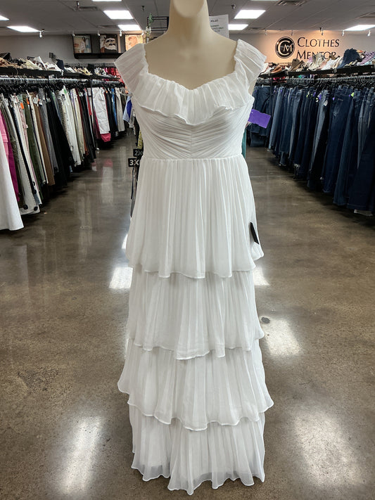 Dress Casual Maxi By Lulus In White, Size:S