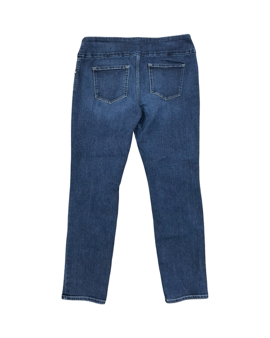 Jeans Straight By Lee In Blue Denim, Size:16
