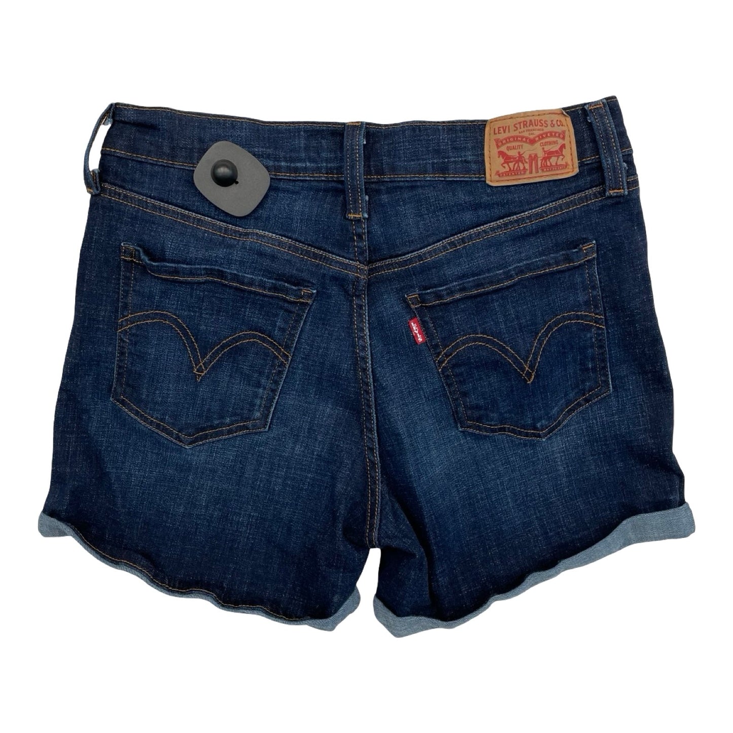 Shorts By Levis In Blue Denim, Size:6