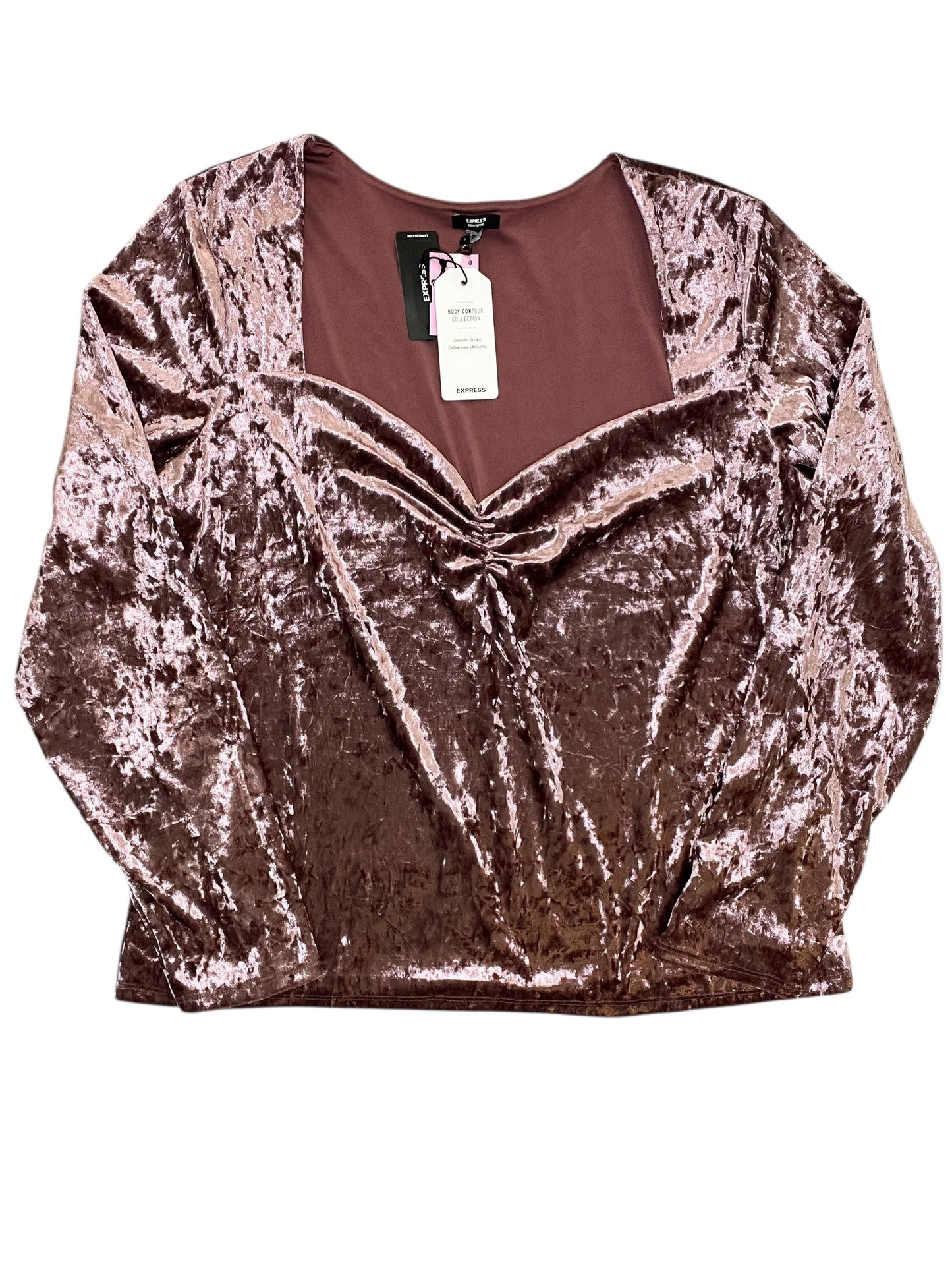 Top Ls By Express In Pink, Size:Xl