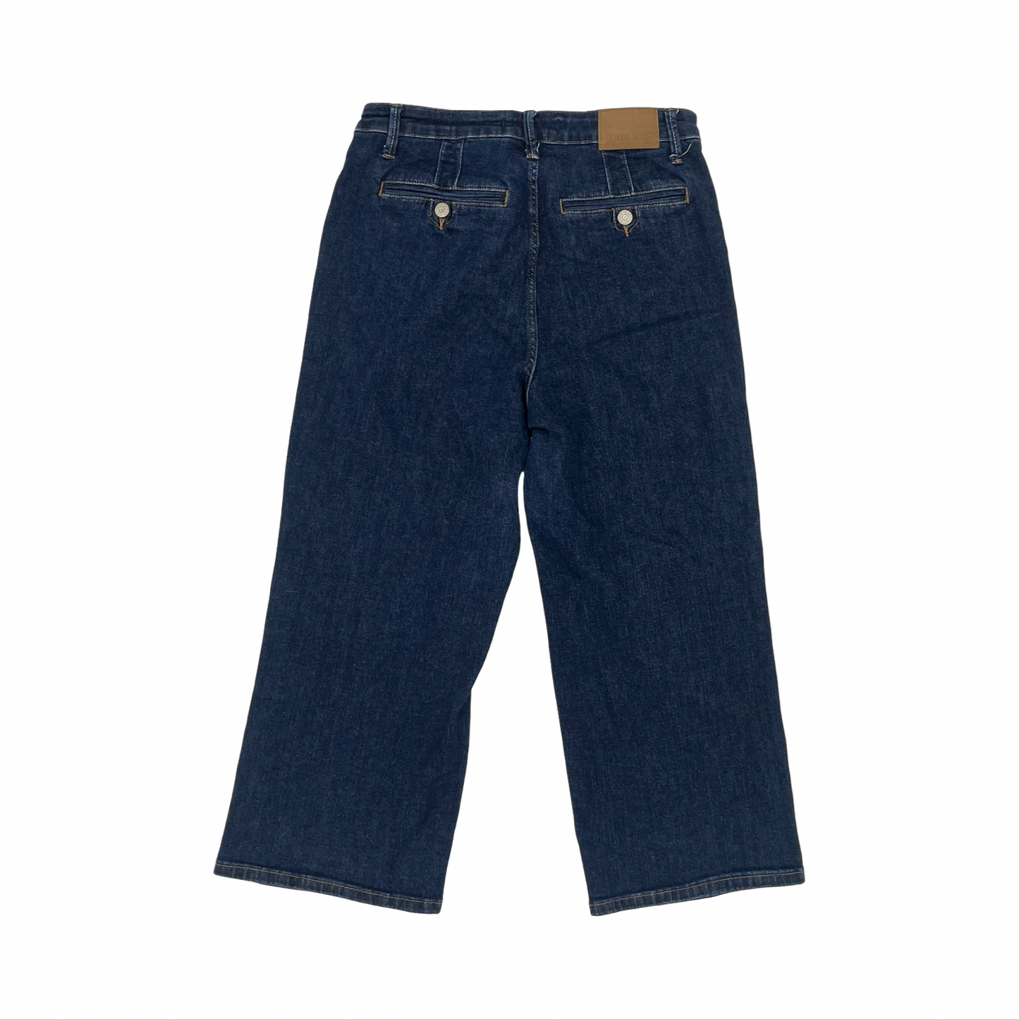 Jeans Cropped By Judy Blue In Blue Denim, Size:12