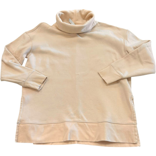 Sweatshirt Collar By Athleta In Tan, Size:M