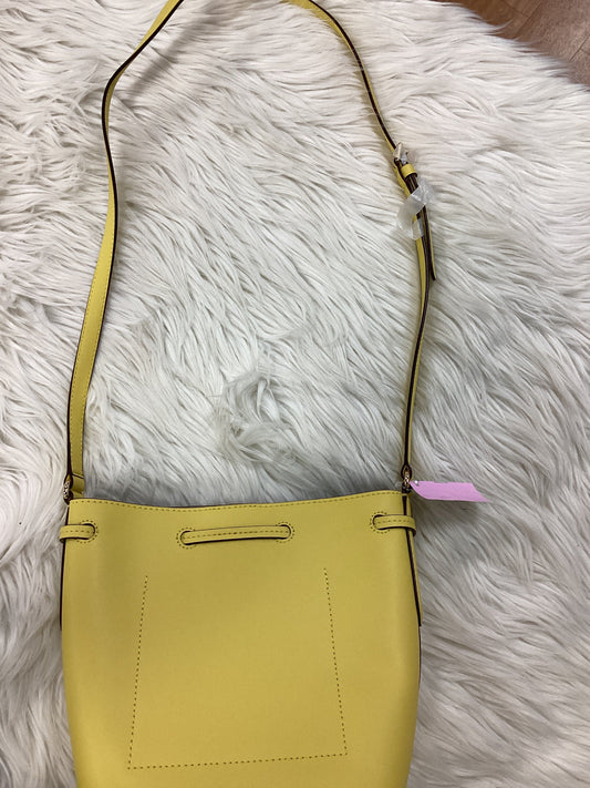 Handbag By Ralph Lauren In Yellow, Size:Medium