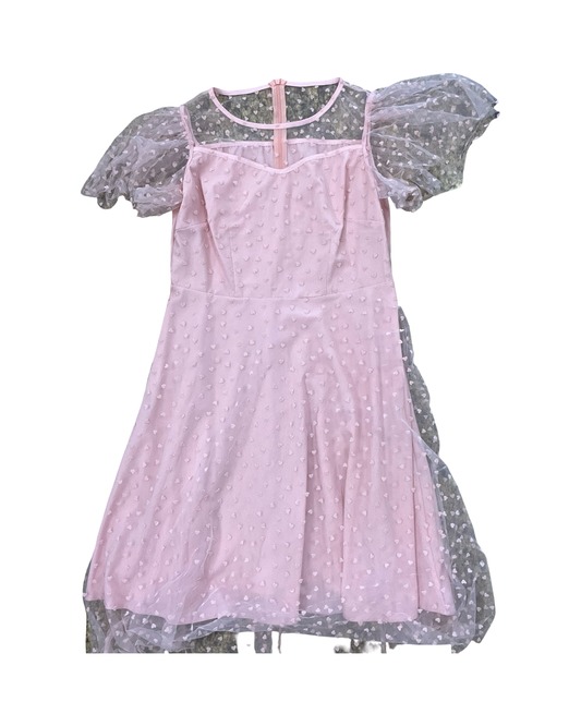 Dress Party Midi By Clothes Mentor In Pink, Size:L