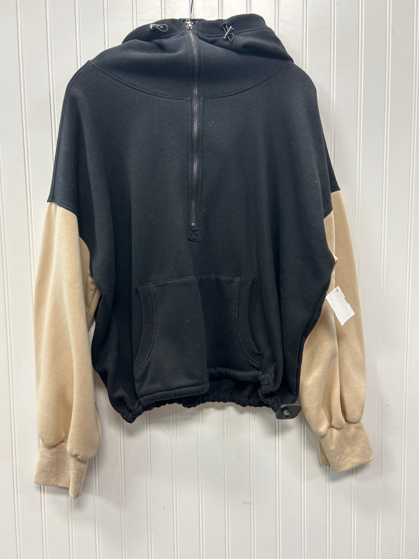 Sweatshirt Hoodie By Bibi In Black, Size:M