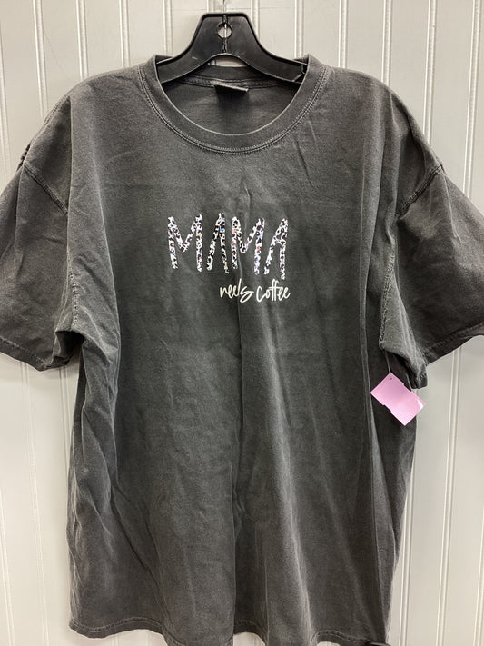 Top Ss By Comfort Colors In Grey, Size:Xl