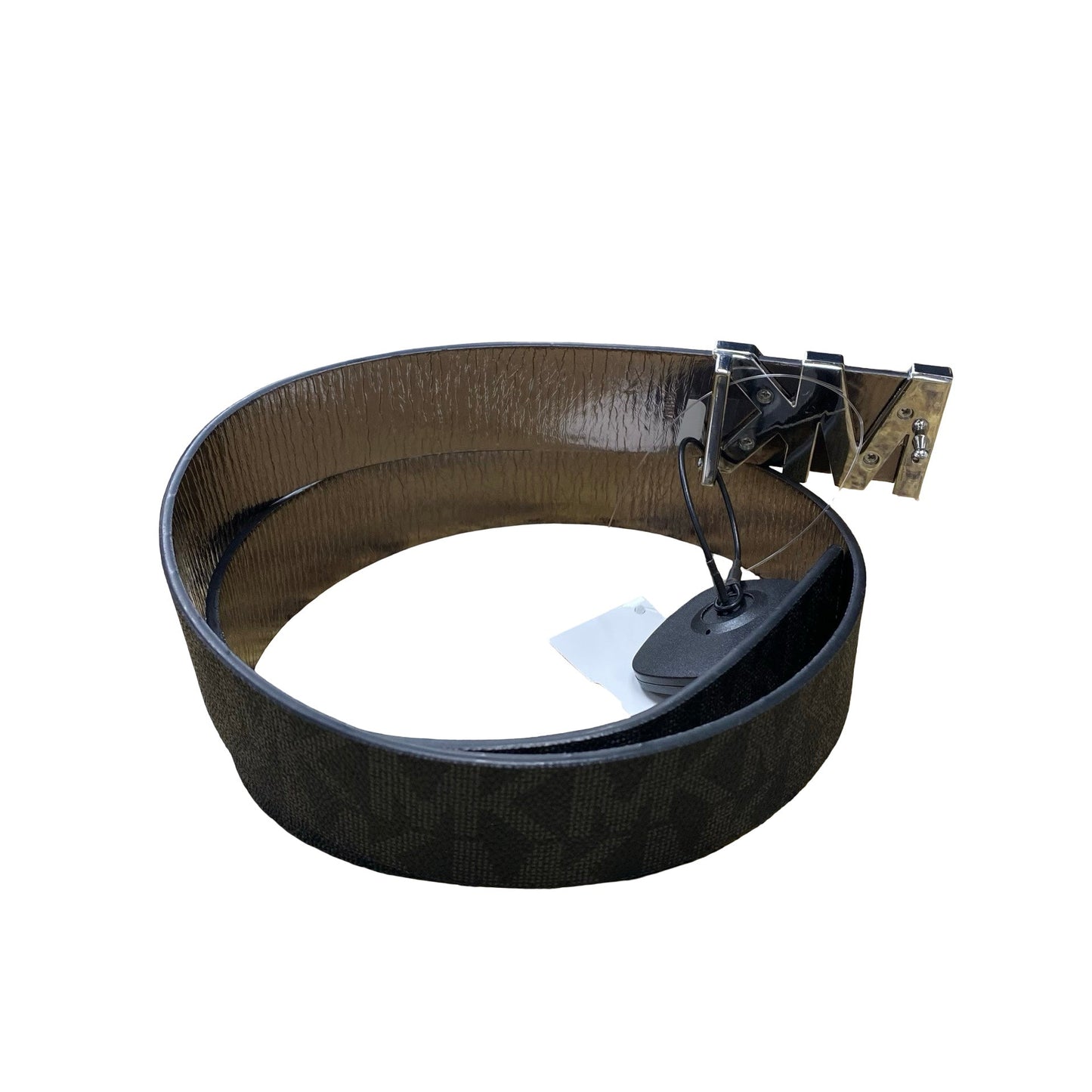 Belt Designer By Michael Kors In Black & Grey