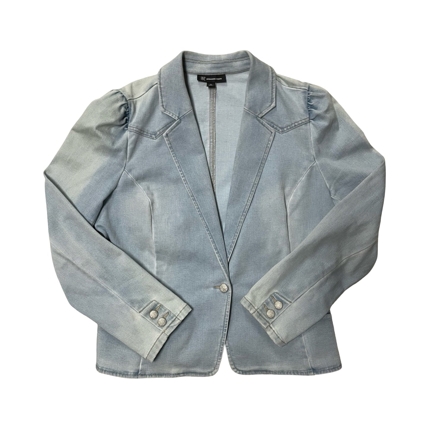 Blazer By Inc In Blue Denim, Size:Xl