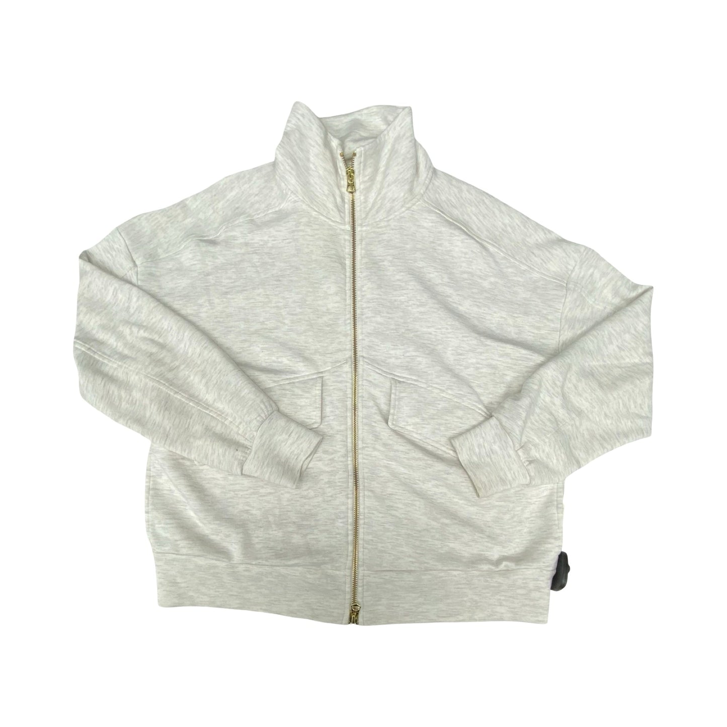 Athletic Jacket By Varley In Ivory, Size:Xs