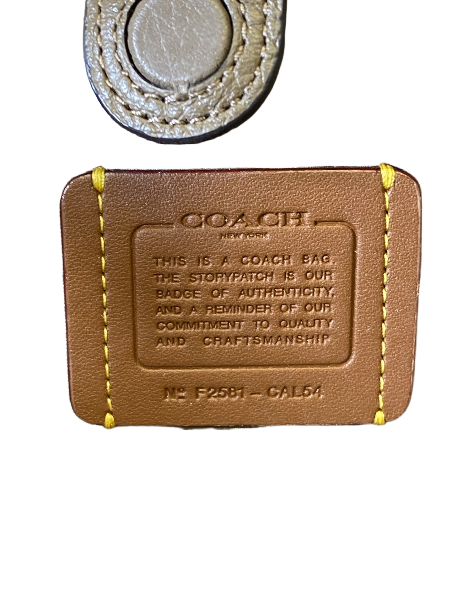 Handbag Designer By Coach, Size: Medium