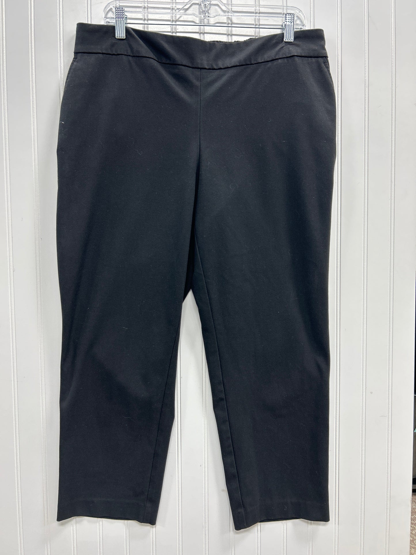 Pants Cropped By Hilary Radley In Black, Size:Xl