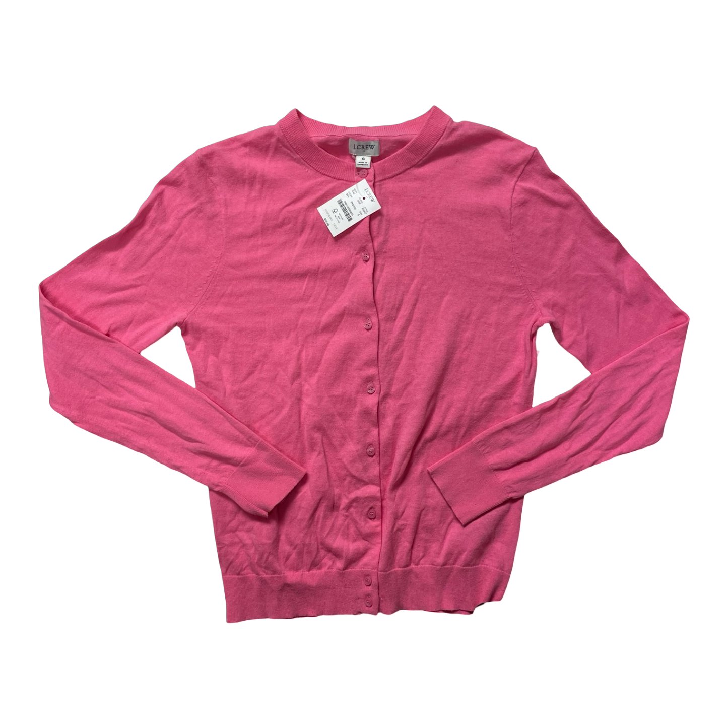 Sweater Cardigan By J. Crew In Pink, Size:S