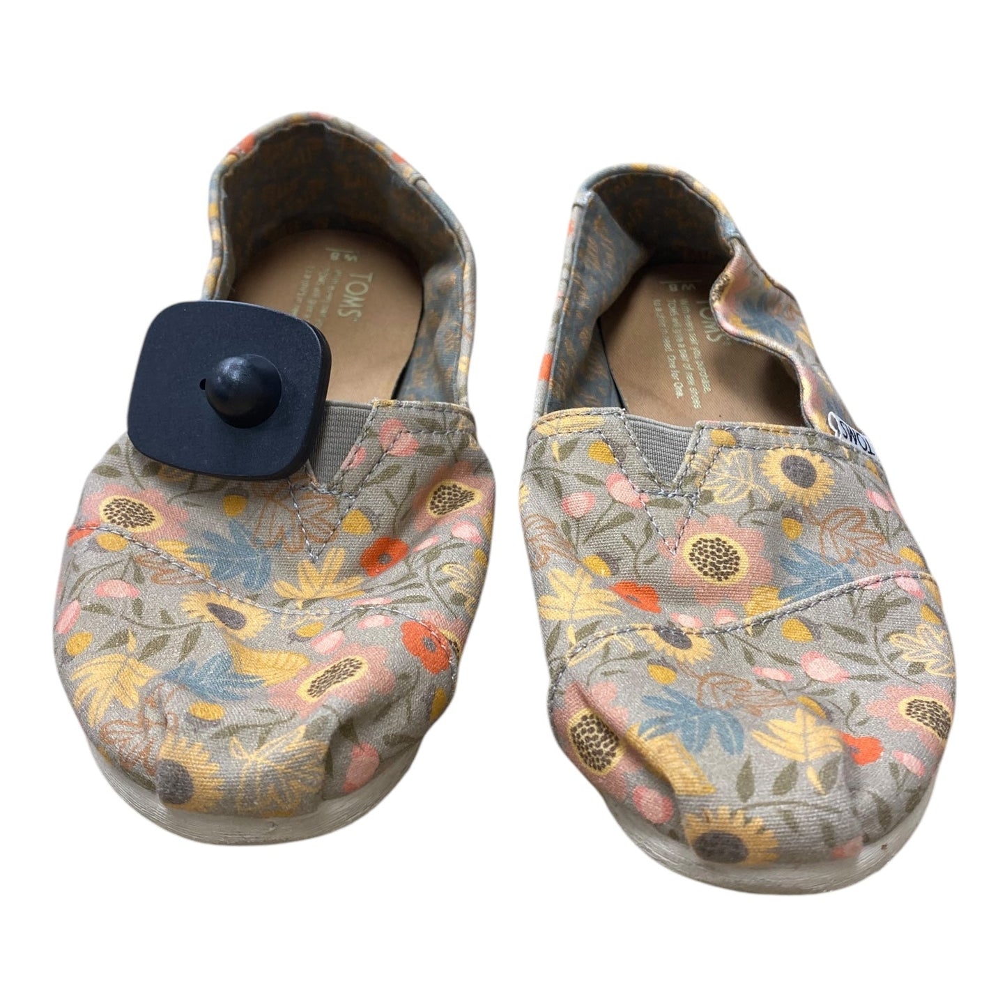Shoes Flats By Toms In Floral Print, Size:8