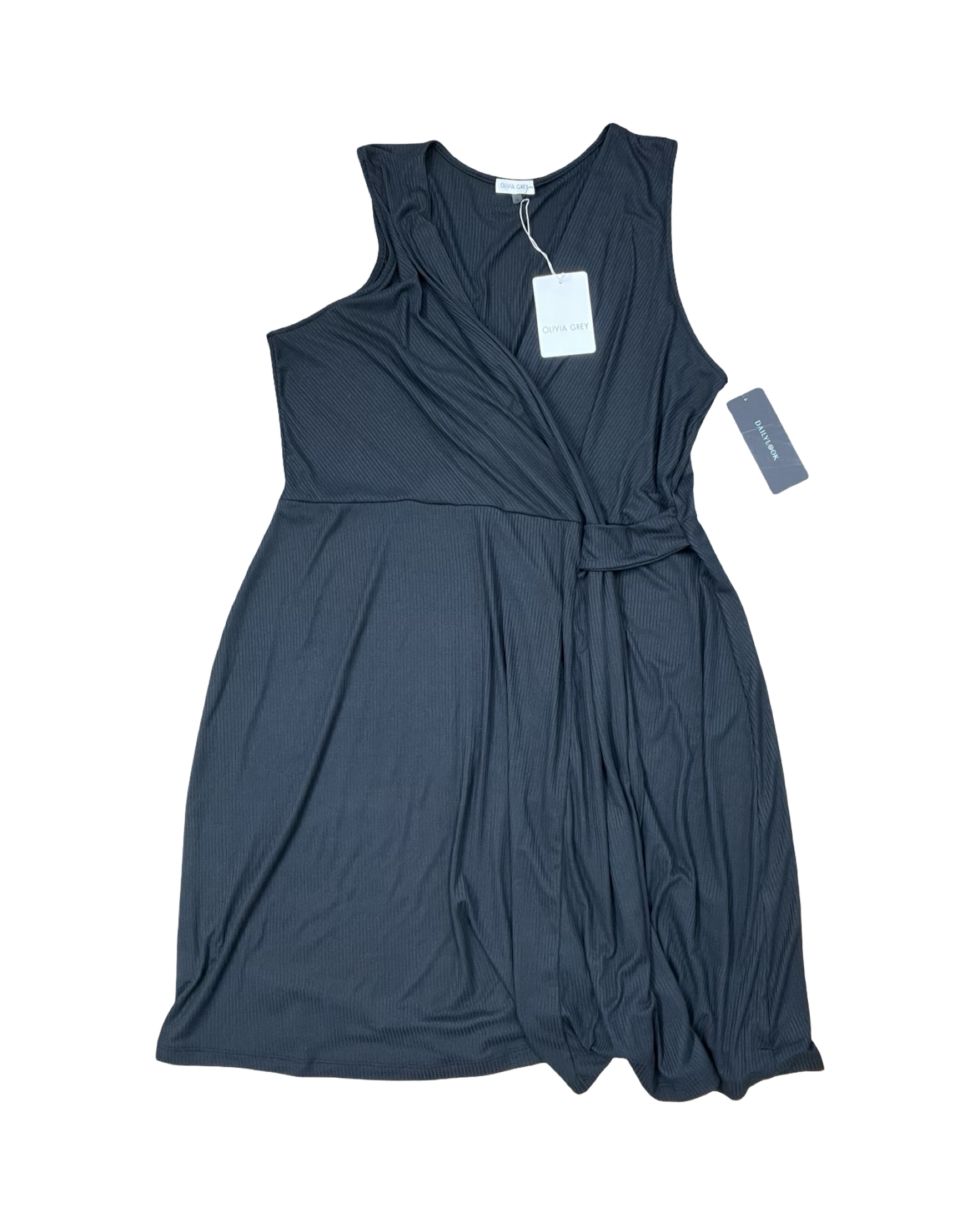Dress Casual Midi By Clothes Mentor In Black, Size:3x