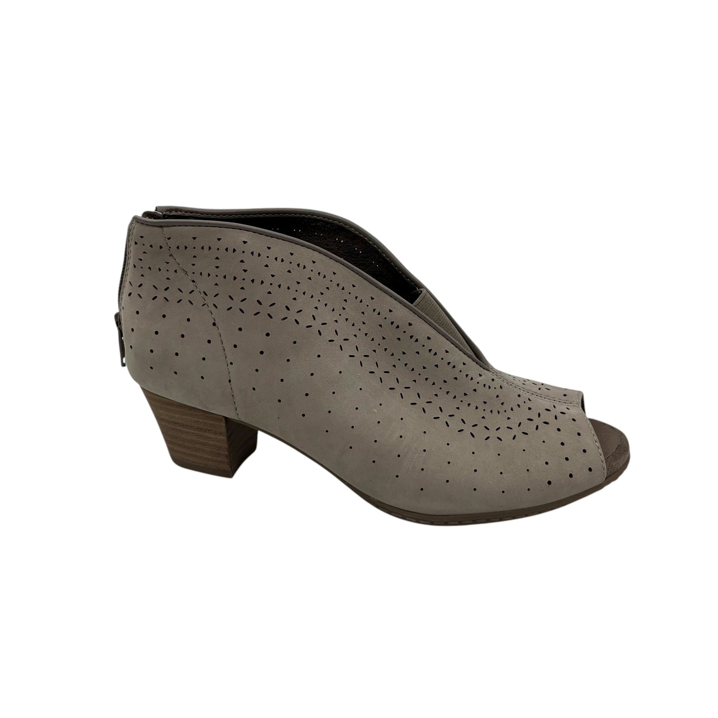 Sandals Heels Block By Earth In Tan, Size:7.5