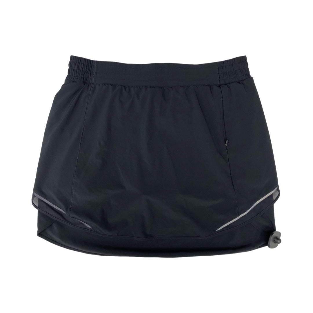 Athletic Skort By Lululemon In Black, Size:14