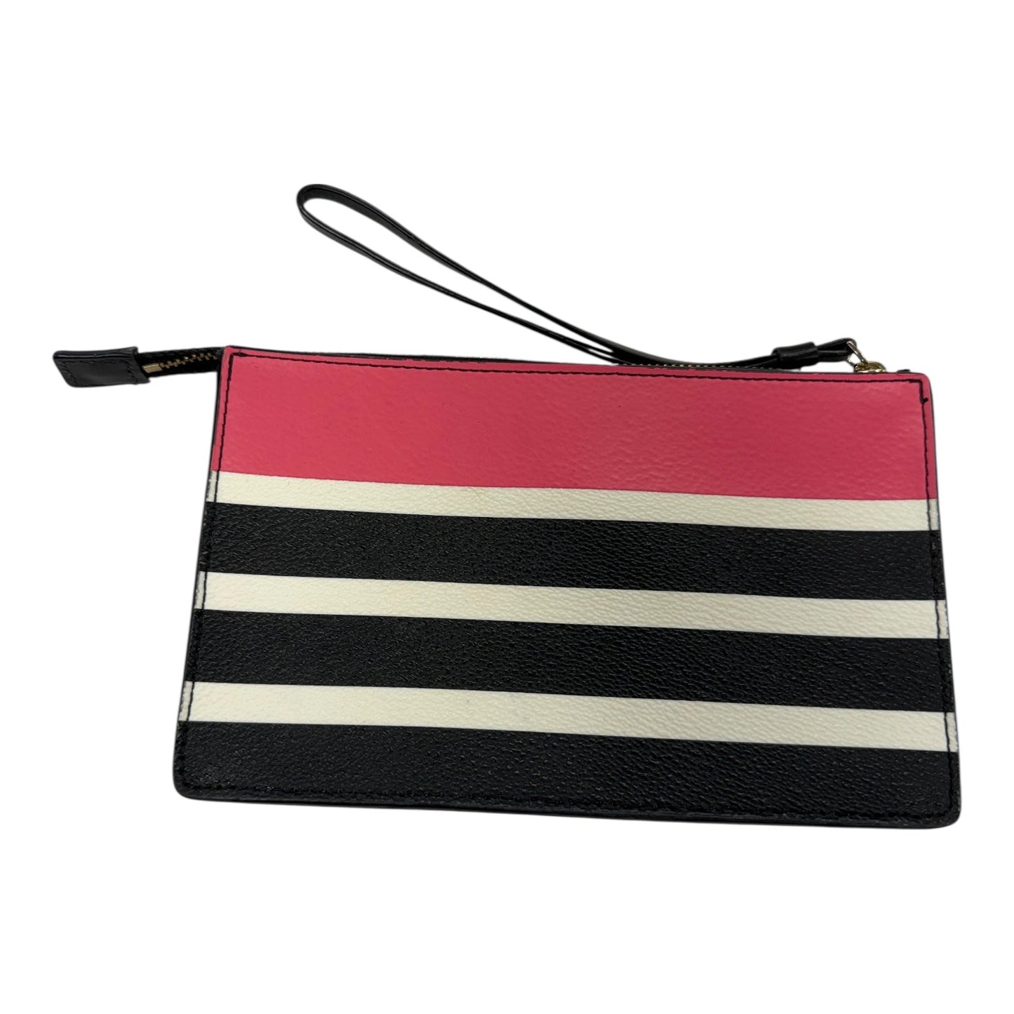 Wristlet Designer By Kate Spade In Black & Pink, Size:Medium