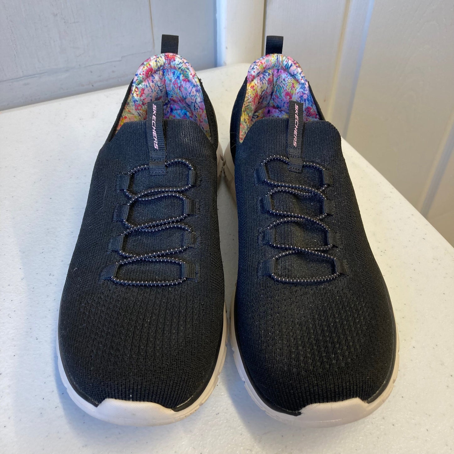 Shoes Athletic By Skechers In Black, Size:8.5