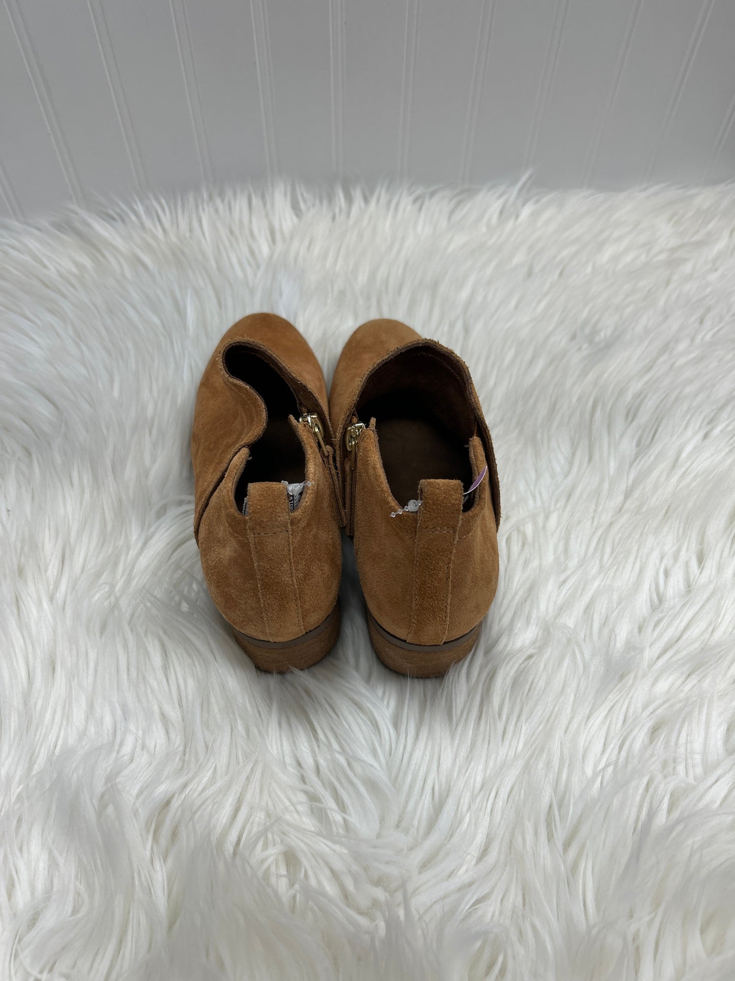 Boots Ankle Heels By Toms In Brown, Size:6.5