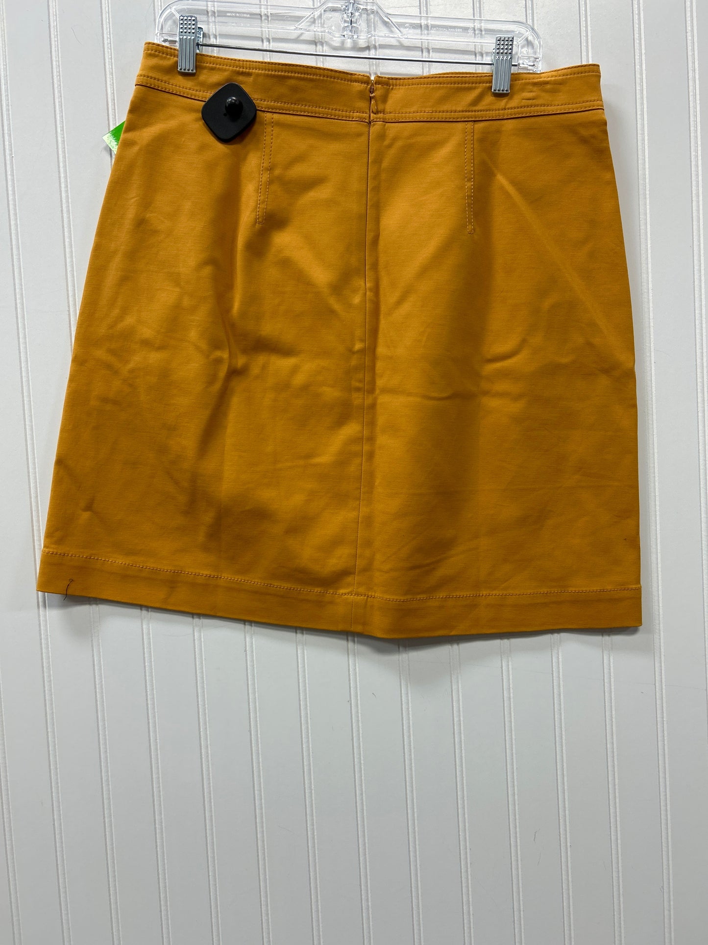 Skirt Midi By Ann Taylor In Yellow, Size:12
