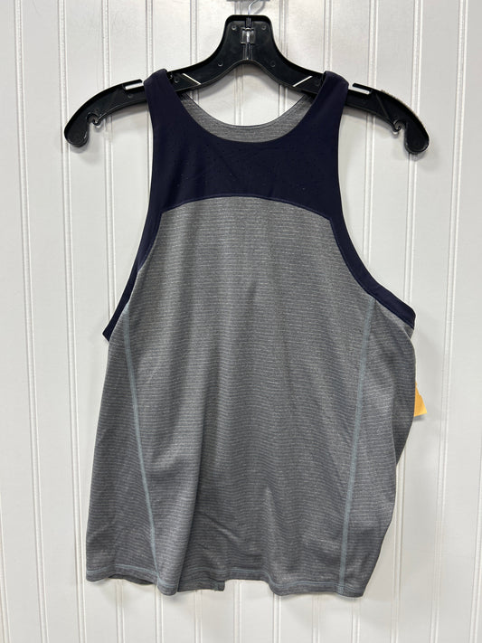 Athletic Tank Top By Lululemon In Grey & Purple, Size:S