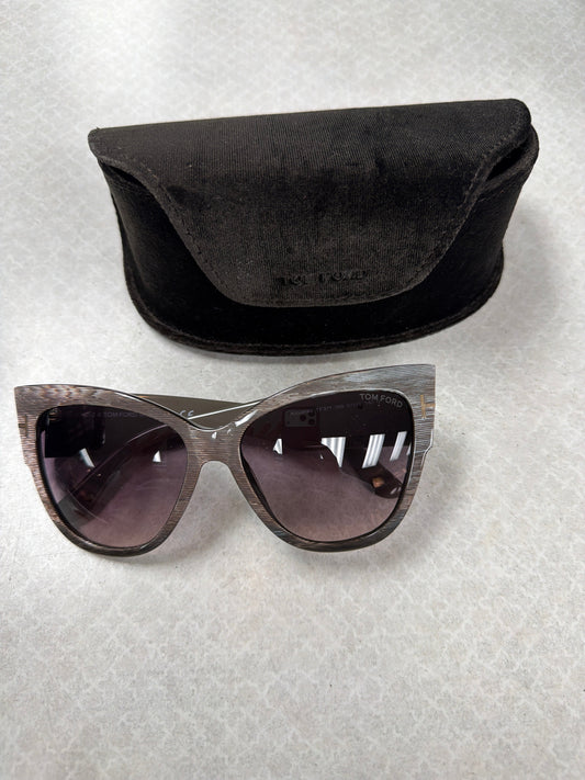 Sunglasses Luxury Designer By Tom Ford In Grey