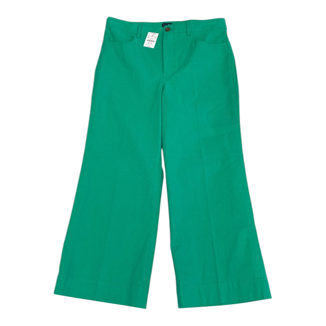 Pants Wide Leg By J. Crew In Green, Size:10