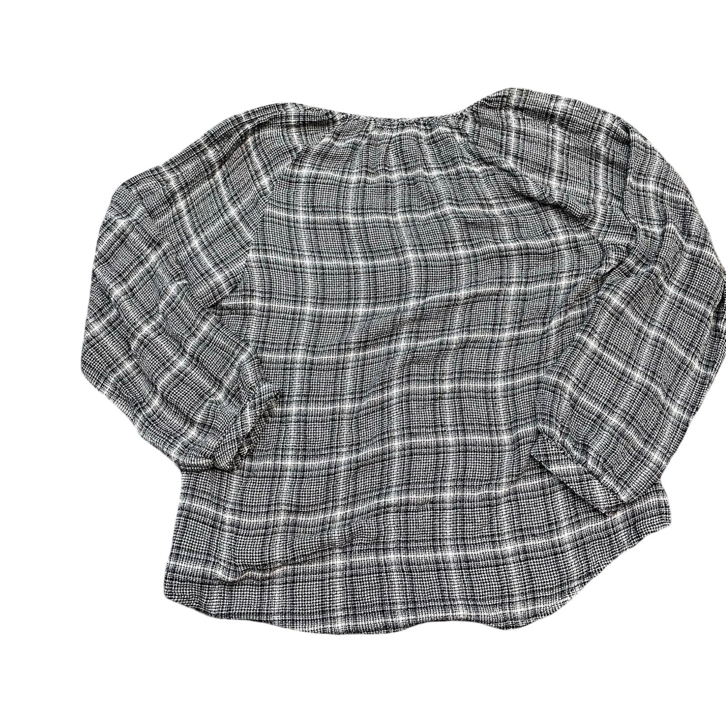 Top Ls By Cloth & Stone In Black & White, Size:S