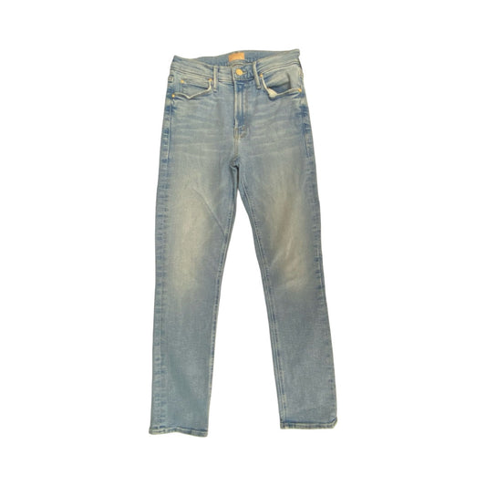 Jeans Straight By Mother In Blue Denim, Size:0