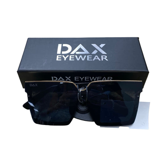 Sunglasses By DAX Eyewear In Black & Gold, Size: