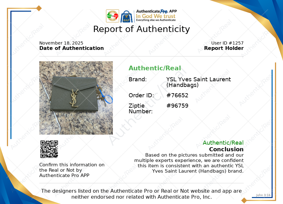 Crossbody Luxury Designer By Yves Saint Laurent, Size: Medium