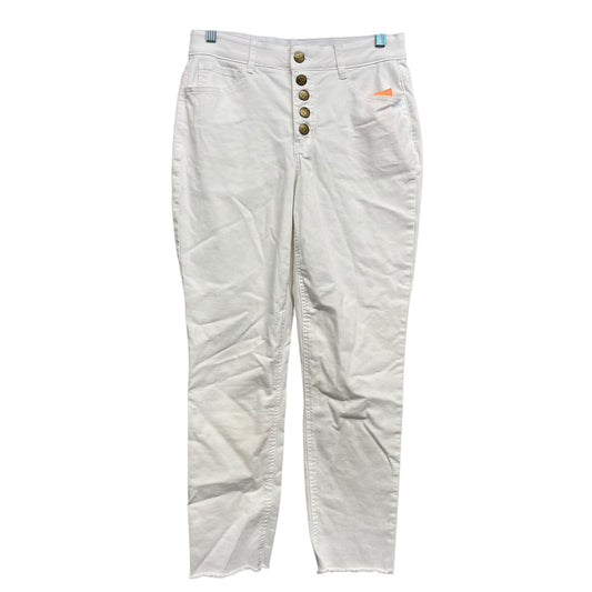 Jeans Straight By Draper James In White, Size:6