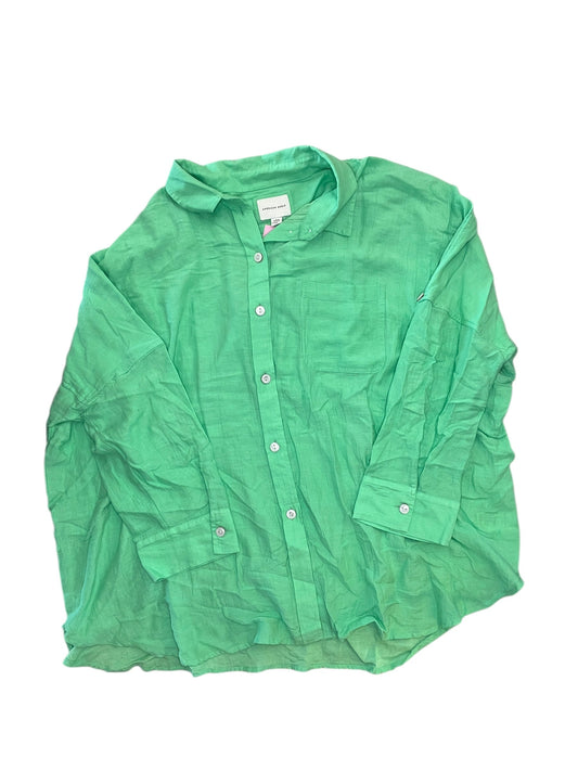 Swimwear Cover-Up By American Eagle In Green, Size:L