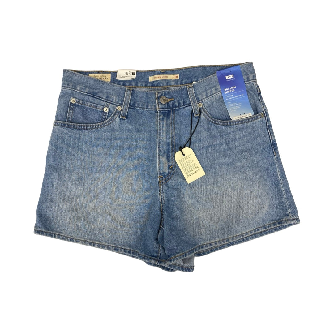 Shorts By Levis In Blue Denim, Size:10