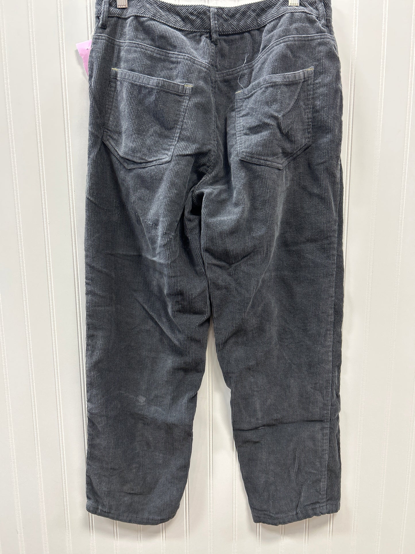 Pants Corduroy By Clothes Mentor In Grey, Size:10