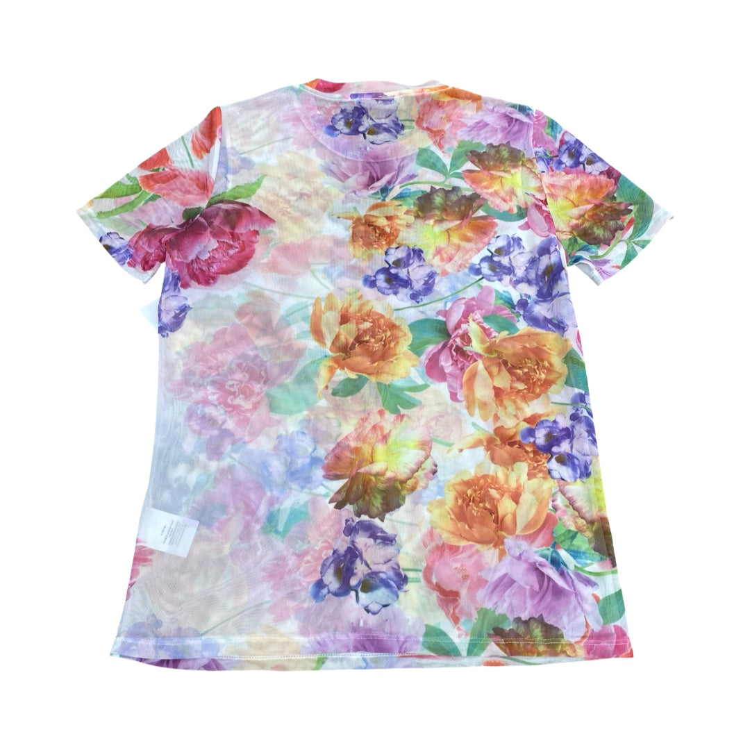 Top Ss Designer By Johnny Was In Floral Print, Size:S