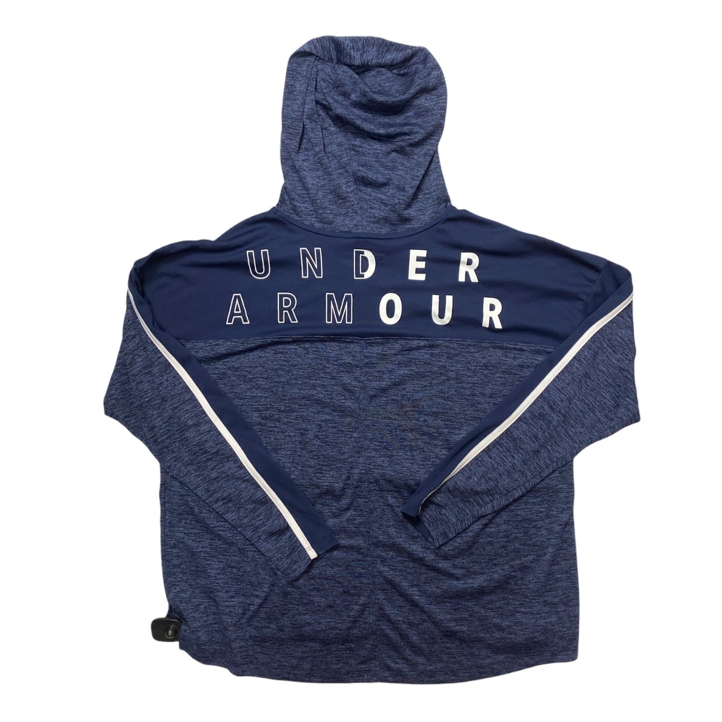 Athletic Top Ls Hoodie By Under Armour In Blue, Size:Xl