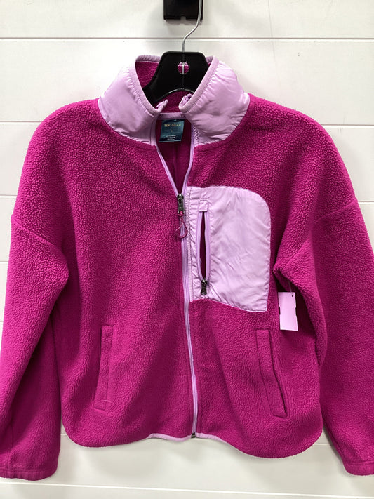 Jacket Fleece By Tek Gear In Pink, Size:S