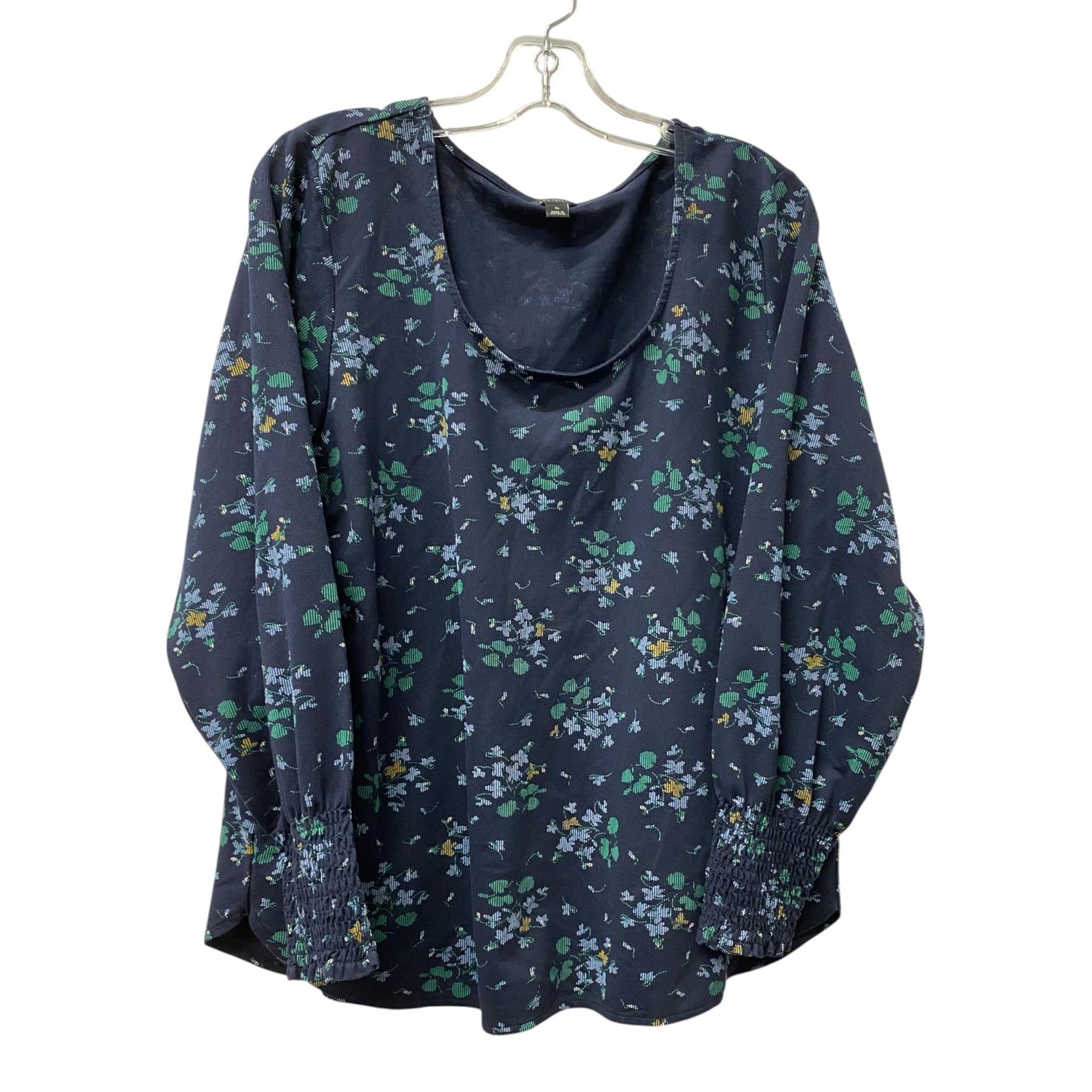 Top Ls By Ann Taylor In Blue, Size:Xl