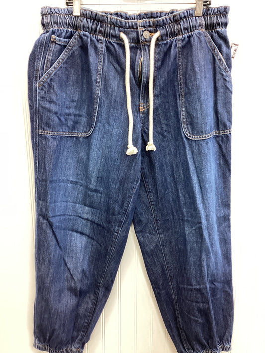 Jeans Wide Leg By Maurices In Blue Denim, Size:18