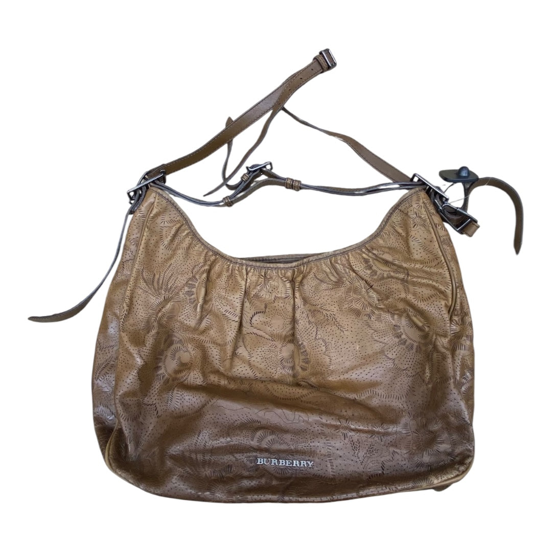 Handbag Luxury Designer By Burberry In Brown, Size:Large