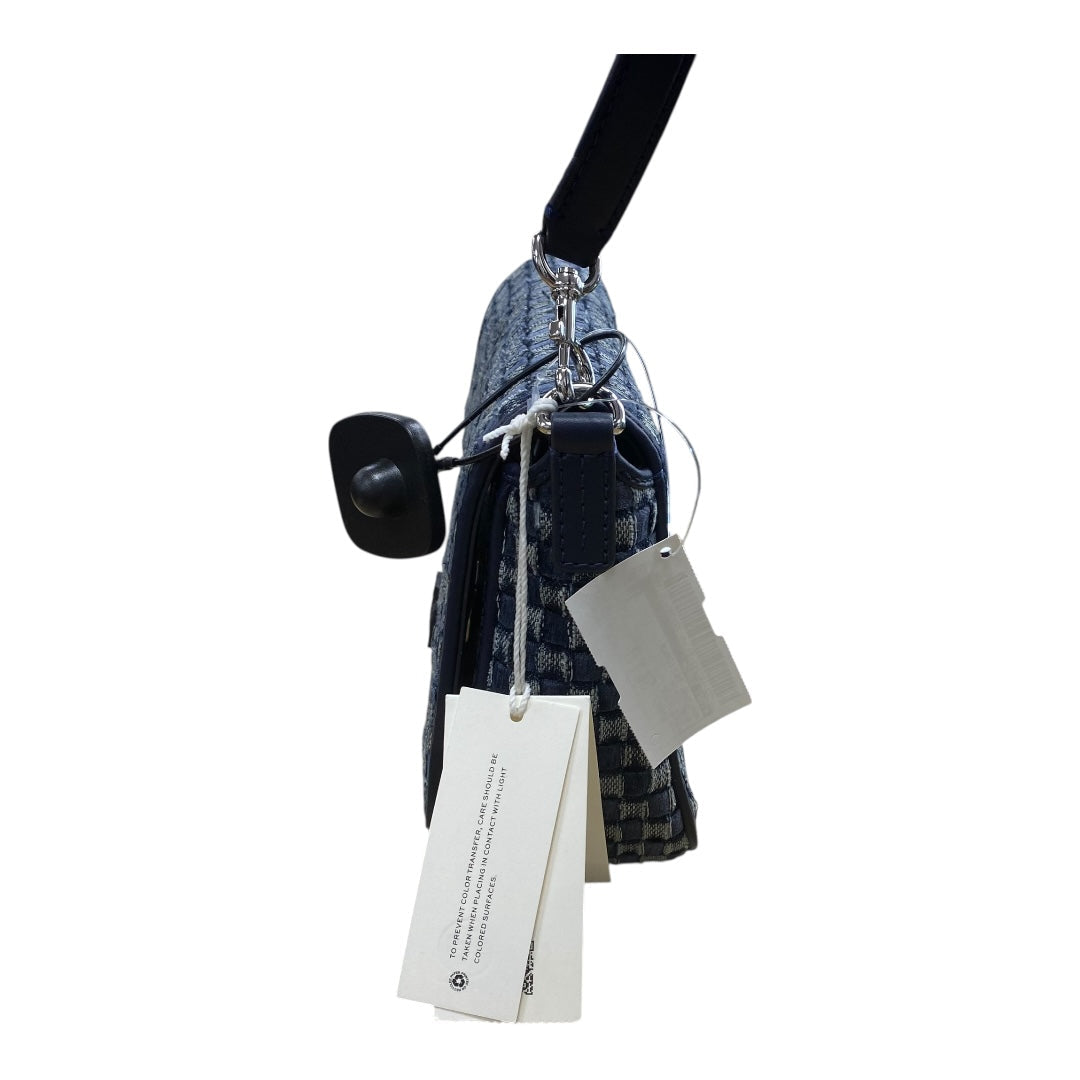 Handbag Designer By Tory Burch In Blue Denim, Size:Small
