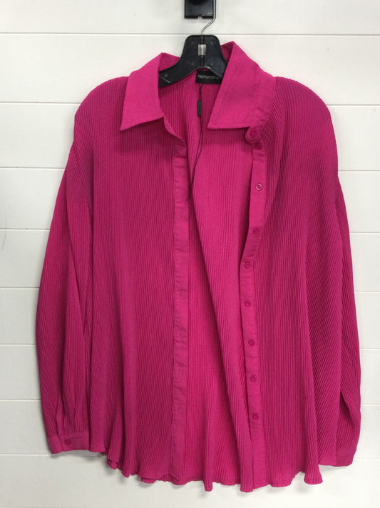 Top Ls By Pretty Little Thing In Pink, Size:M