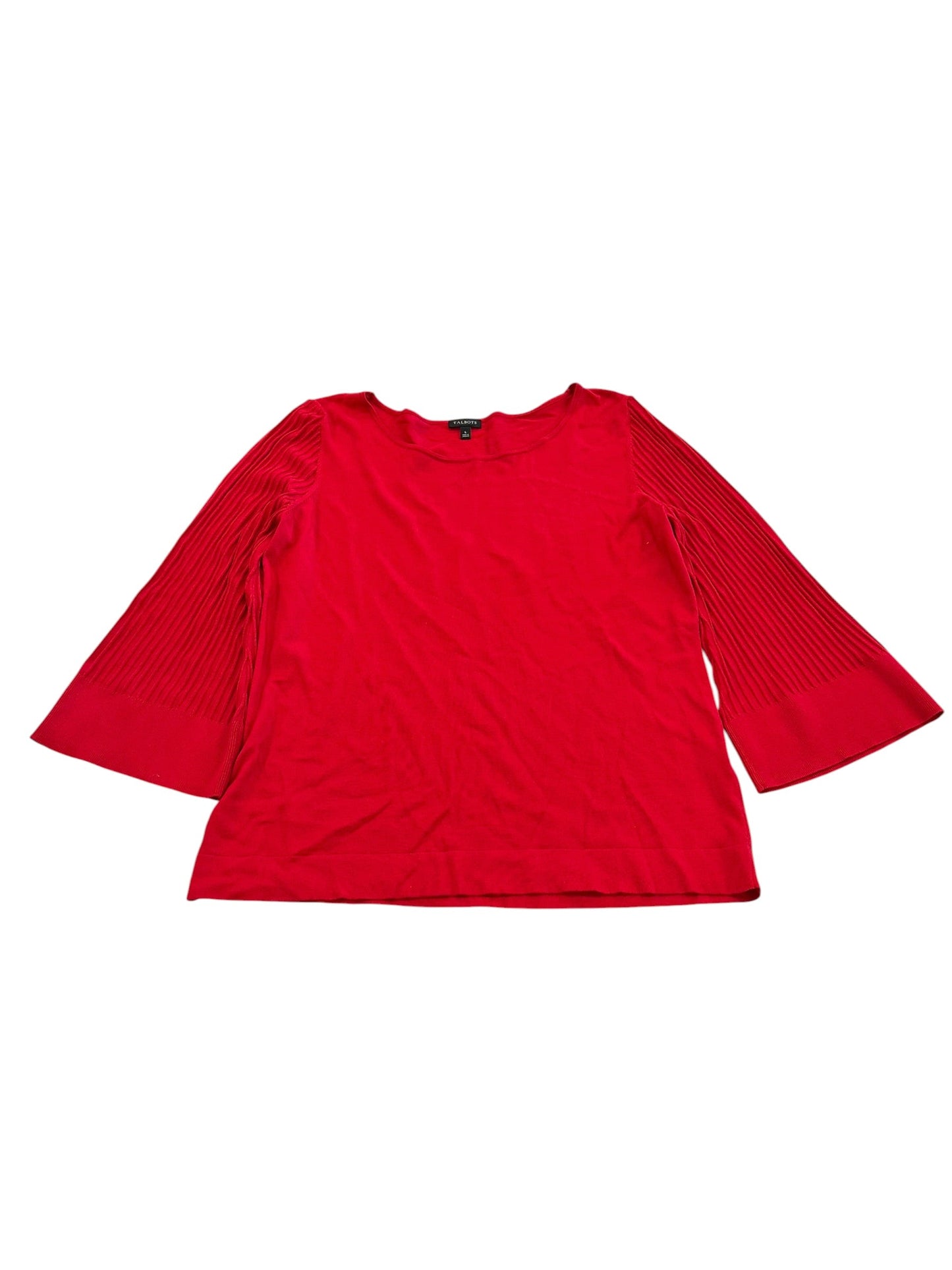 Top Ls By Talbots In Red, Size:L