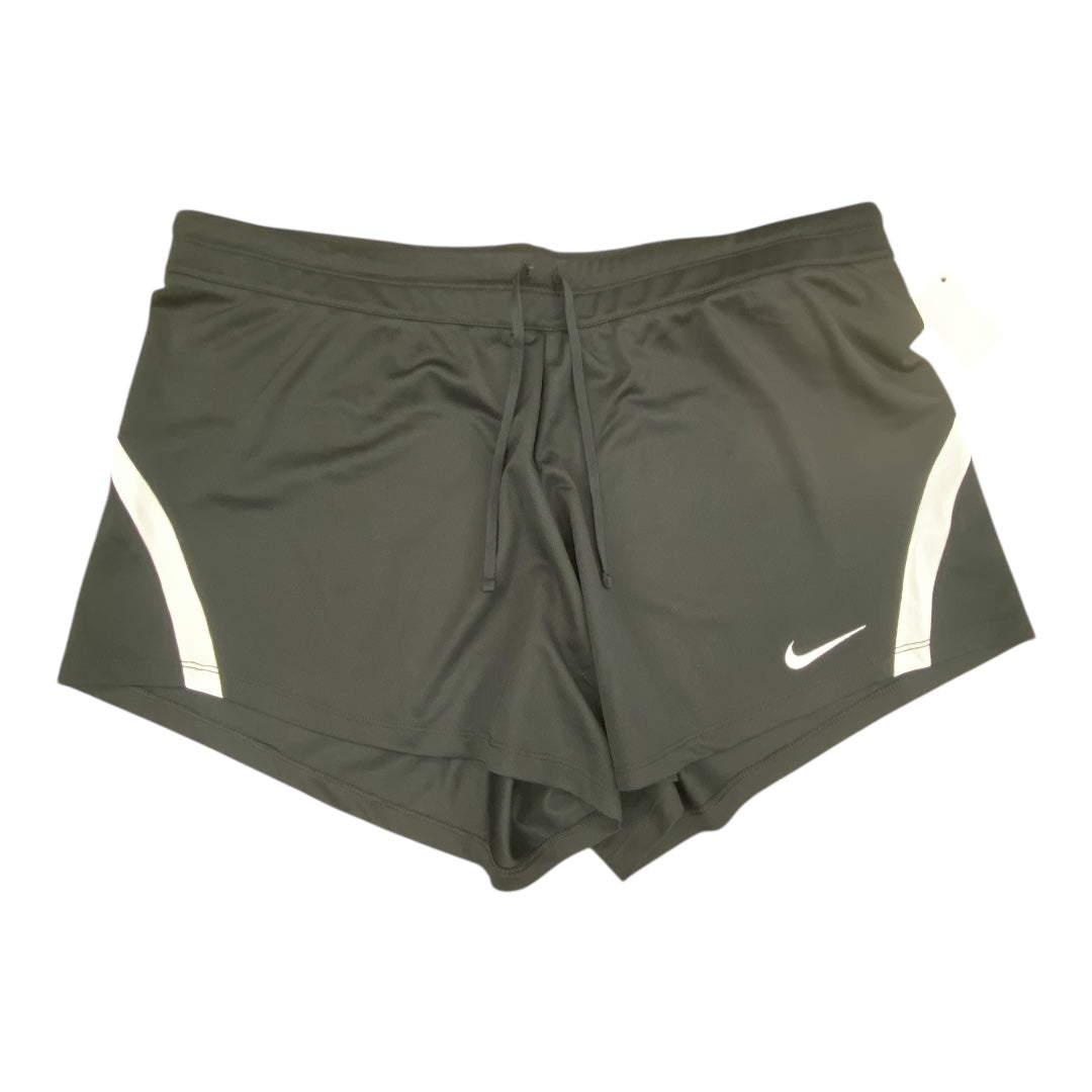 Athletic Shorts By Nike In Black & White, Size:Xl