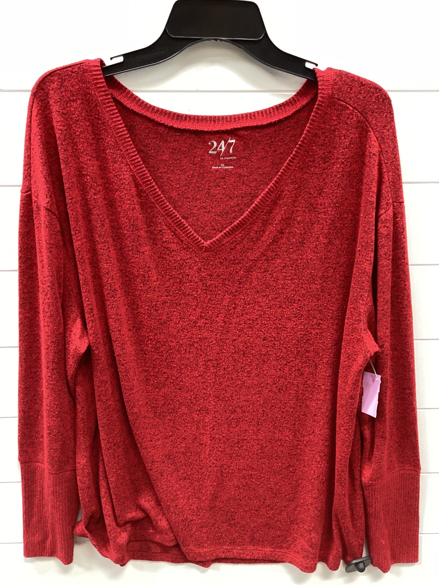 Top Ls By Maurices In Red, Size:Xl