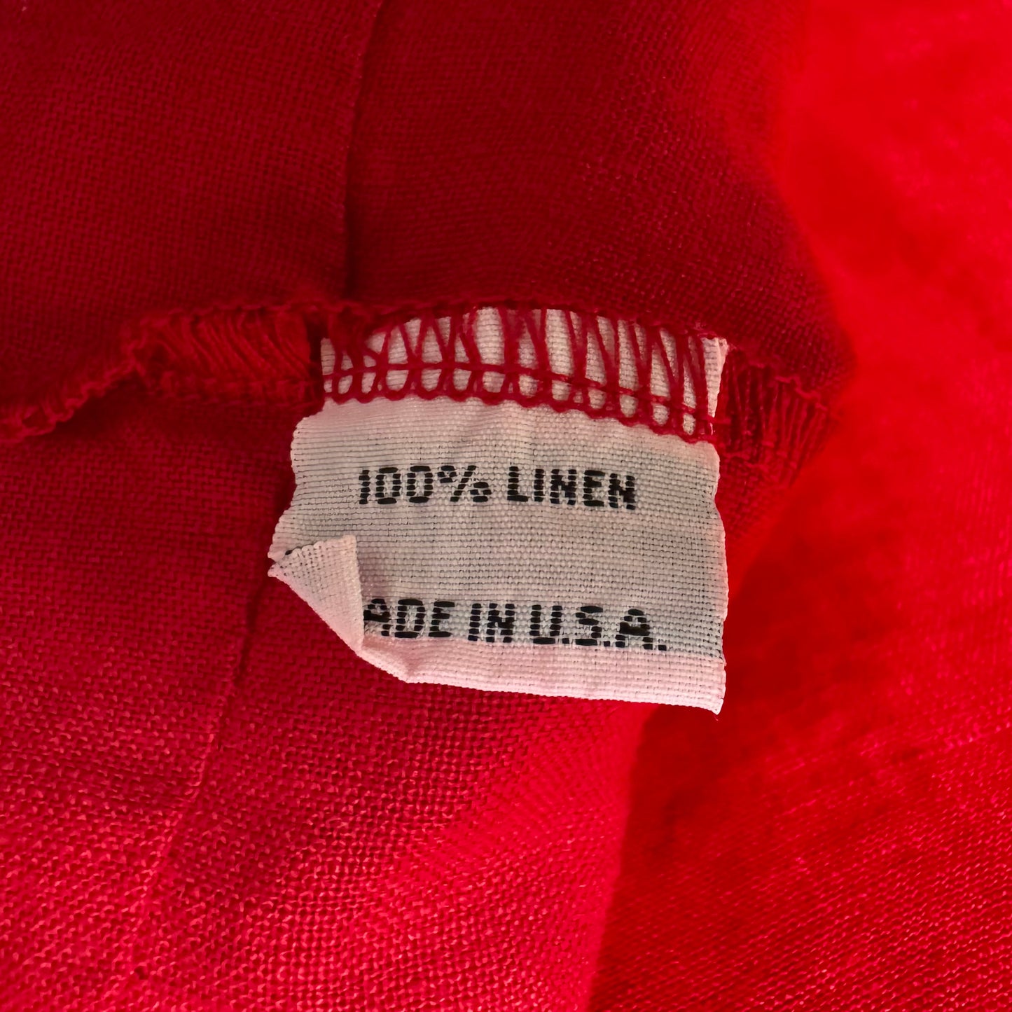 Linen Top 3/4 Sleeve By Bryn Walker In Red, Size: Xl