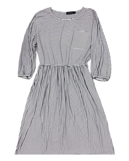 Dress Work By Clothes Mentor In Black & White, Size:1X