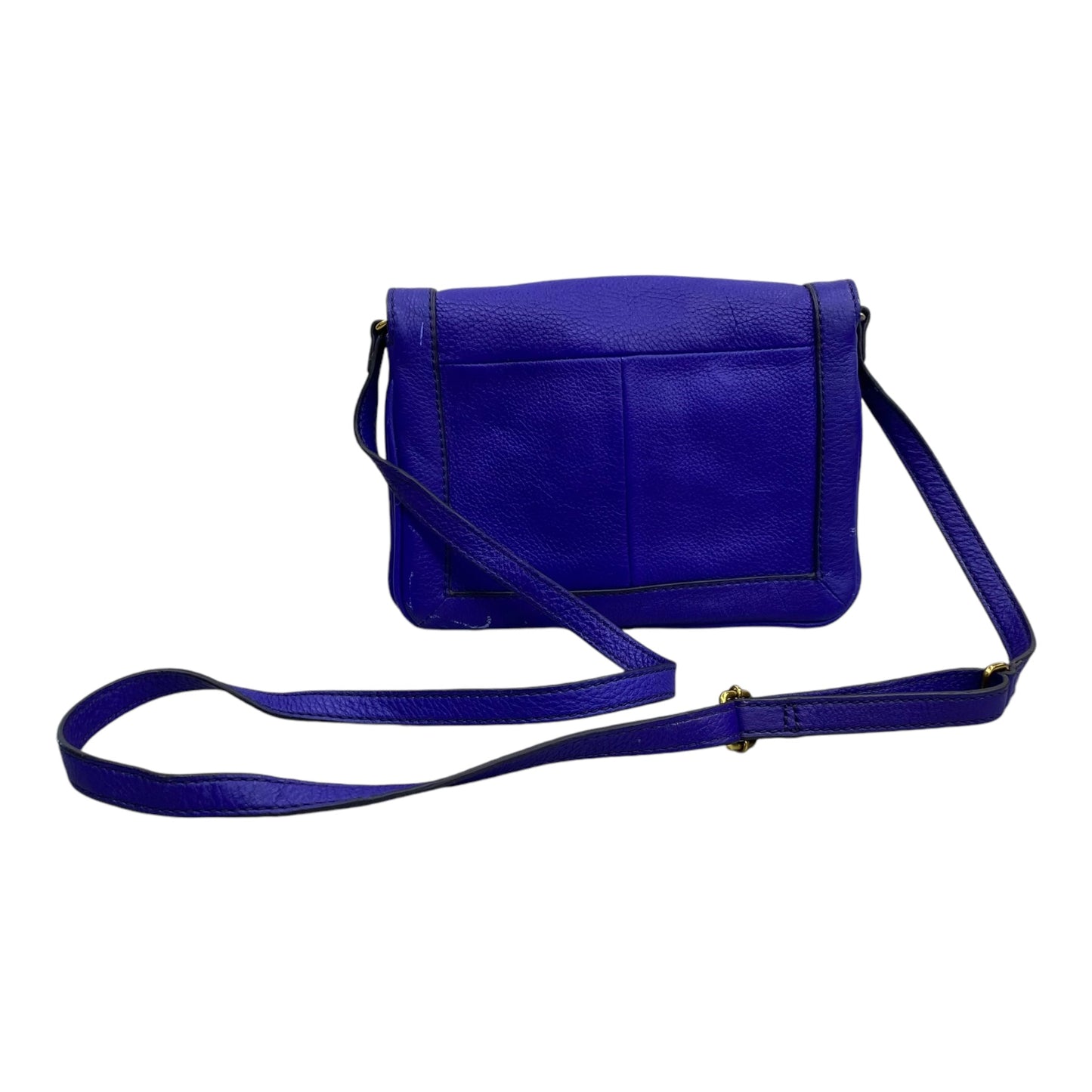 Crossbody Leather By J. Crew In Purple, Size:Small